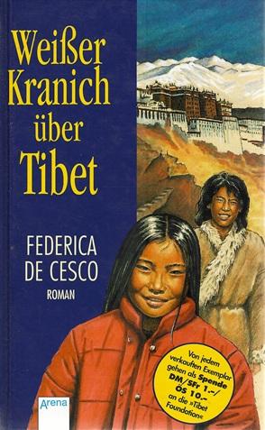 De Cesco, Weisser Kranich über Tibet.
