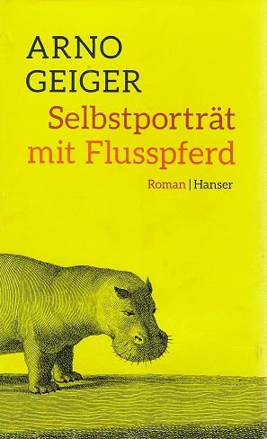 Geiger, Selbstporträt mit Flusspferd.