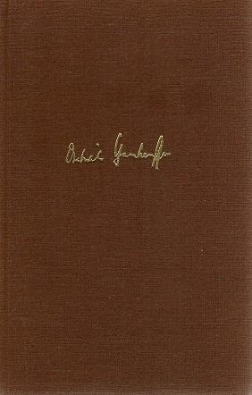 Bonhoeffer, Widerstand und Ergebung.