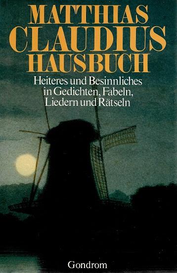 Claudius, Matthias Claudius Hausbuch.
