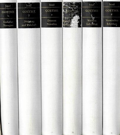 Goethe, gesammelte Werke.