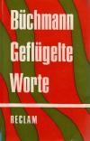 Büchmann, Geflügelte Worte.