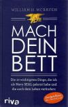 Mcraven, mach dein bett.
